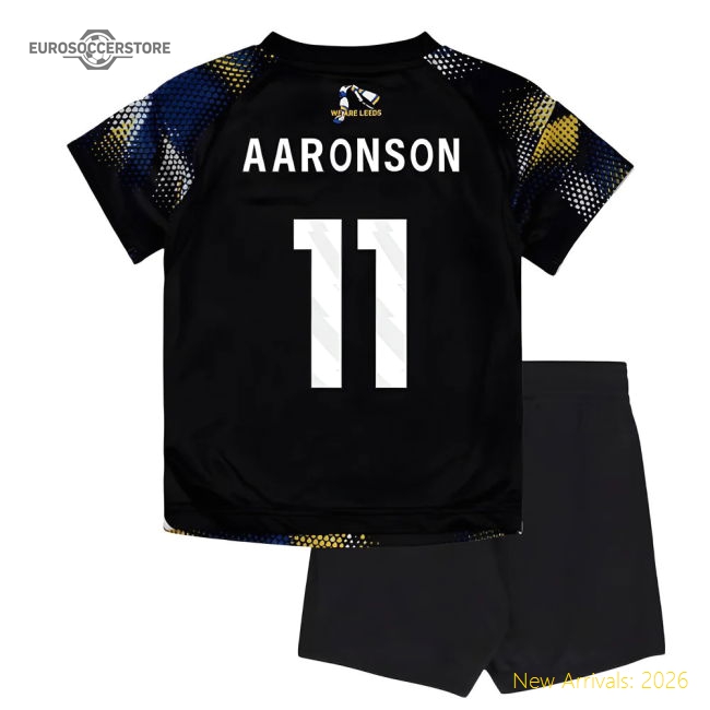 Official 2025-2026 Leeds United Third Baby Kit (aaronson 11)