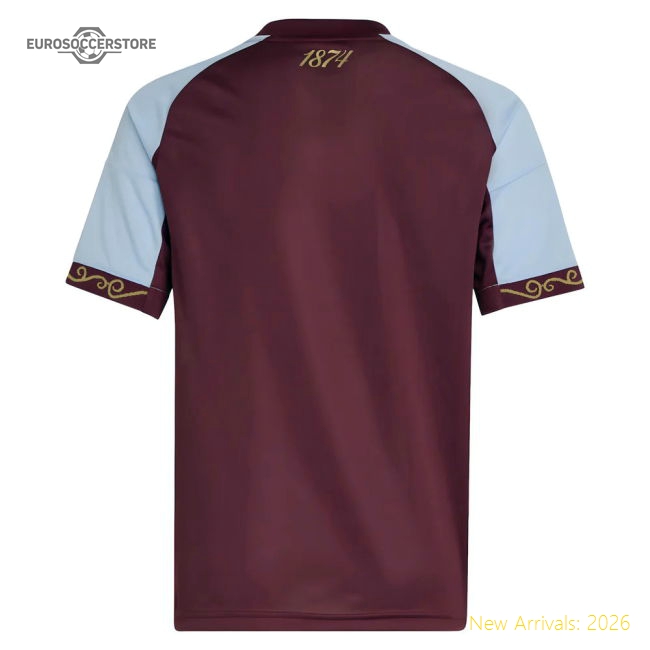 Premium 2025-2026 Aston Villa Home Shirt (kids) - Premium Quality