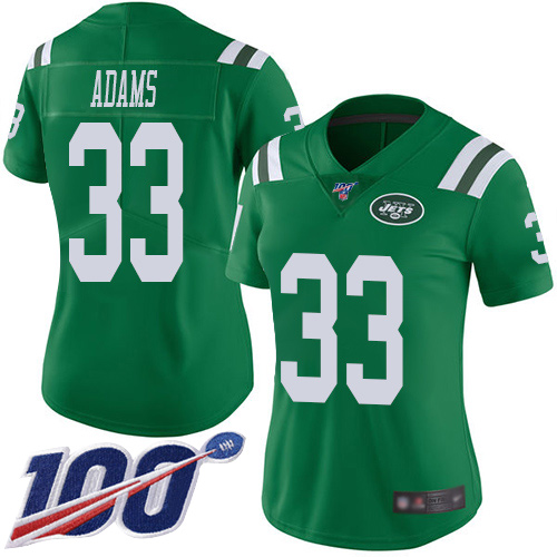 NFL Y J Jets Jamal Adams #33 Green Limited Game Jersey - Premium