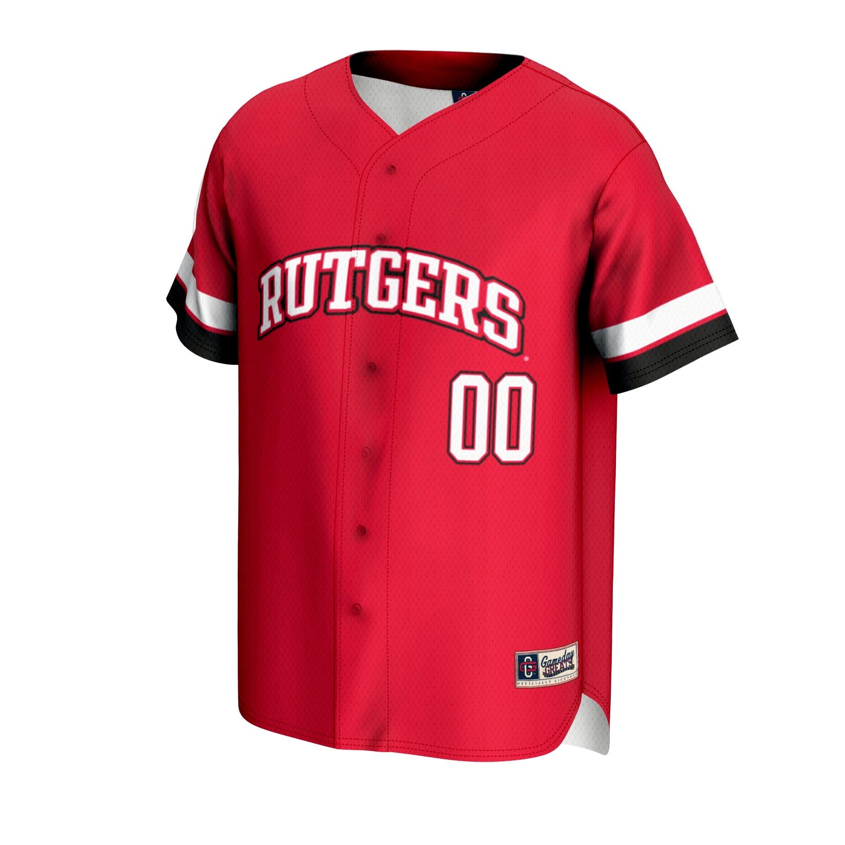 [DDG] Rutgers Scarlet Knights GameDay Greats Youth NIL Pick-A-Player Lightweight Baseball Jersey - Scarlet
