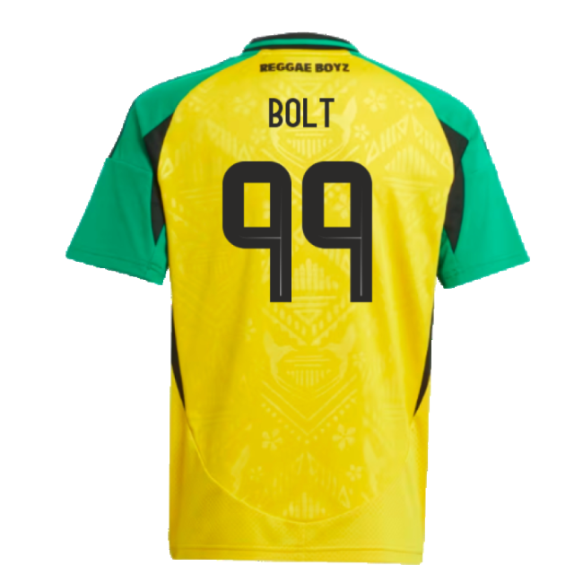 2024-2025 Reggae Boyz Home Kit (kids) (bolt 99) - Unbeatable Value