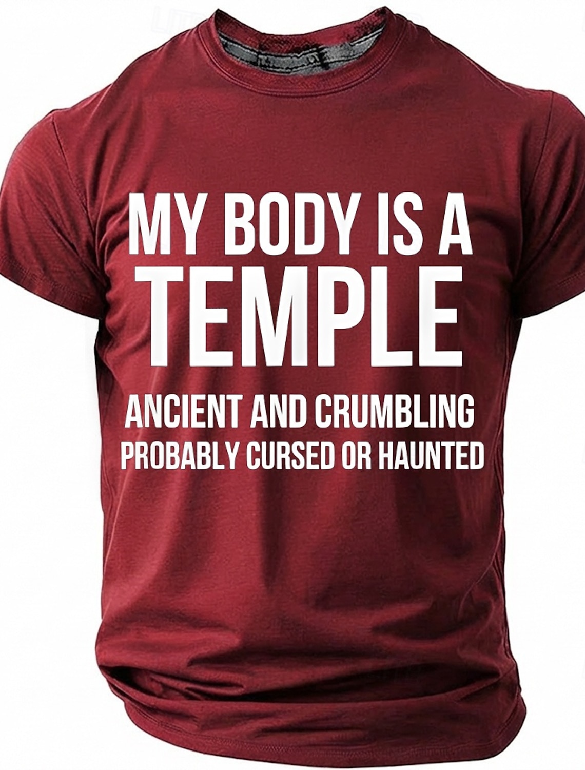 Men's T-Shirt Funny Graphic Short Sleeve UNDIAGNOSED BUT SOMETHING AIN'T RIGHT Lifestyle Humor Tee
