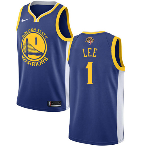 Damion #1 GSW Game-Ready NBA Team Jersey Game-Day