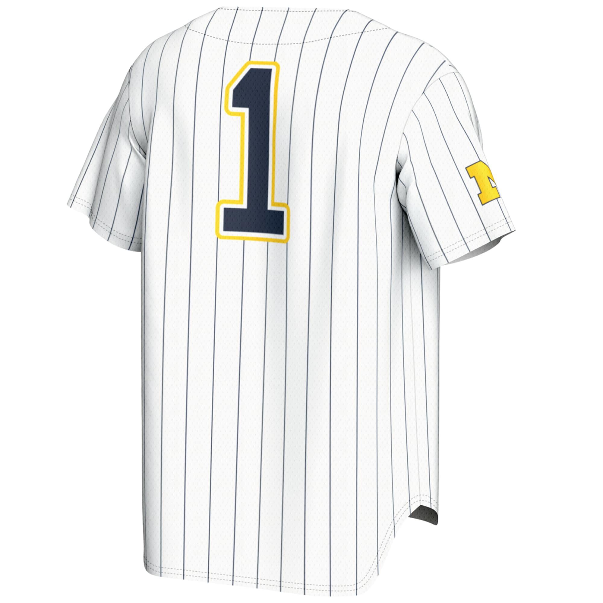 [NJP] Michigan Wolverines GameDay Greats Youth Lightweight Baseball Fashion Jersey - White