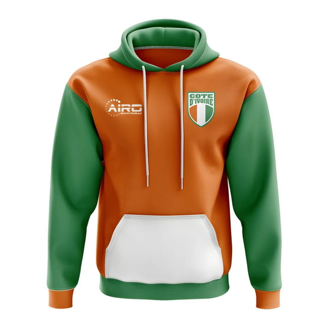 High Cote D'Ivore Concept Country Football Hoody (Orange)