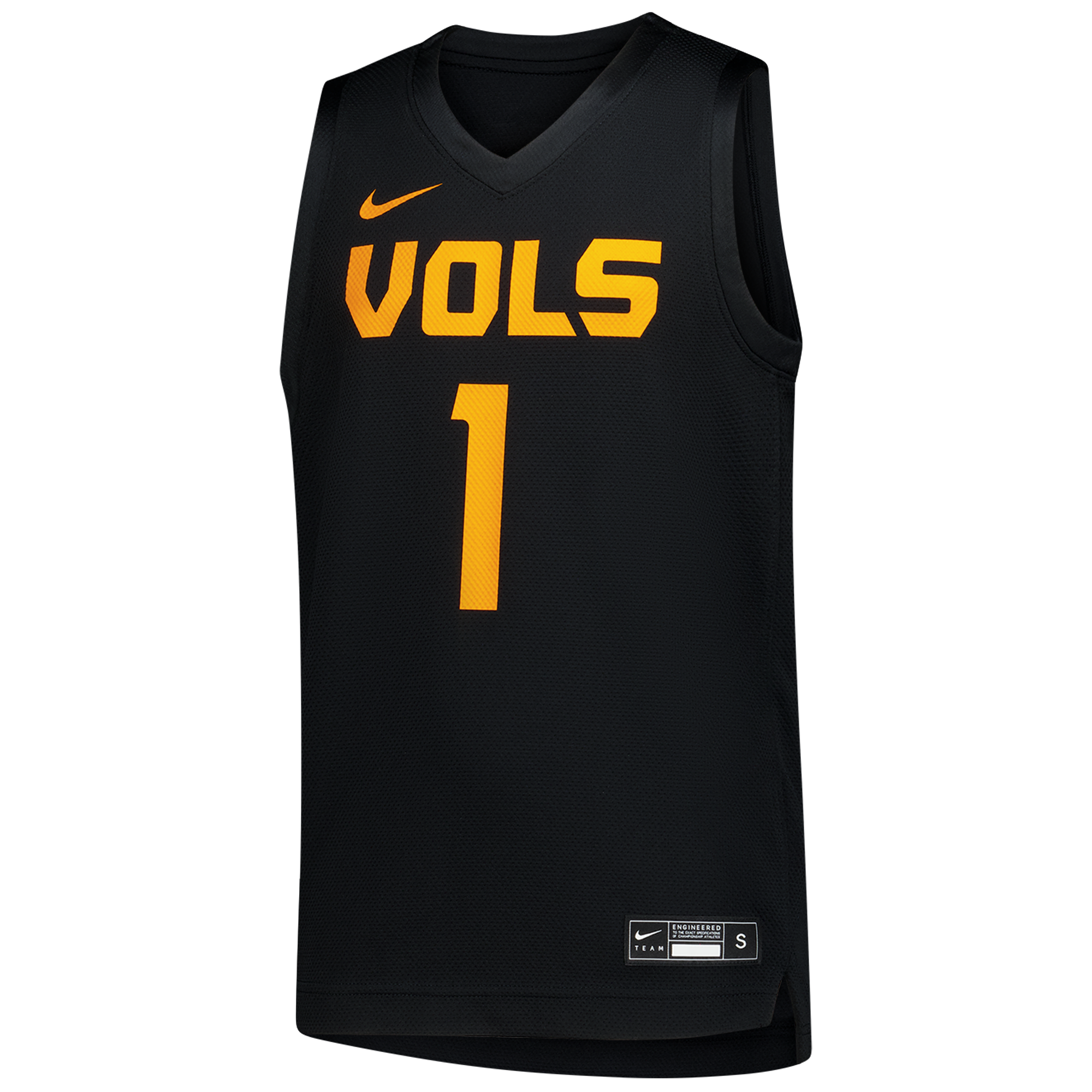 [DDG] Tennessee Volunteers Youth Replica Basketball Jersey - Black