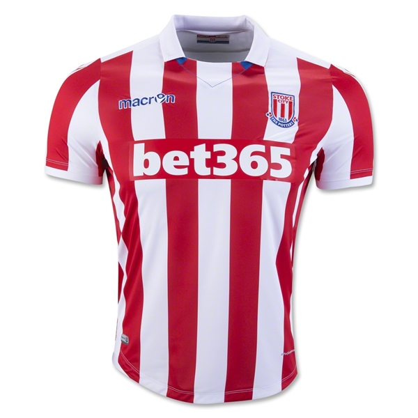 Stoke City Home 201617 Soccer Jersey Shirt - Official Replica 26095