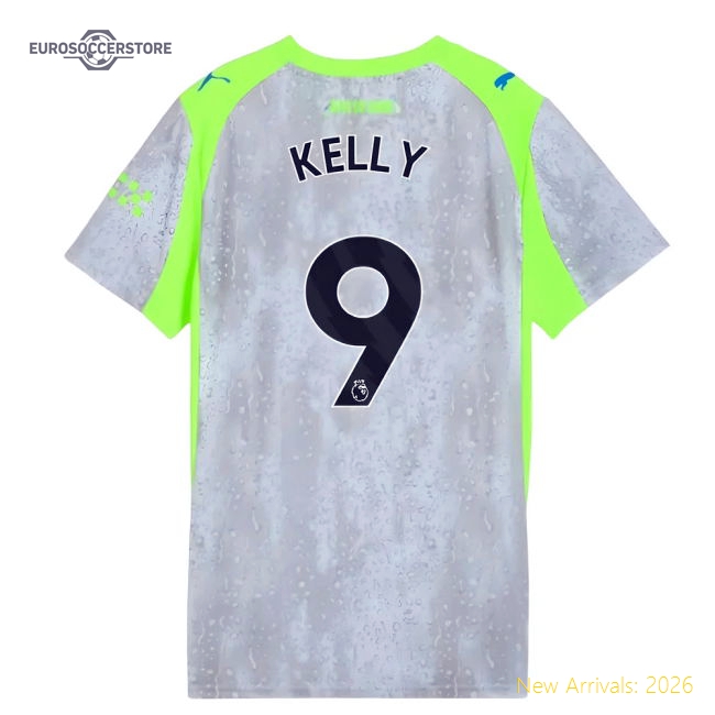 2025-2026 Man City Womens Refined Kelly Jersey Smart Fabric
