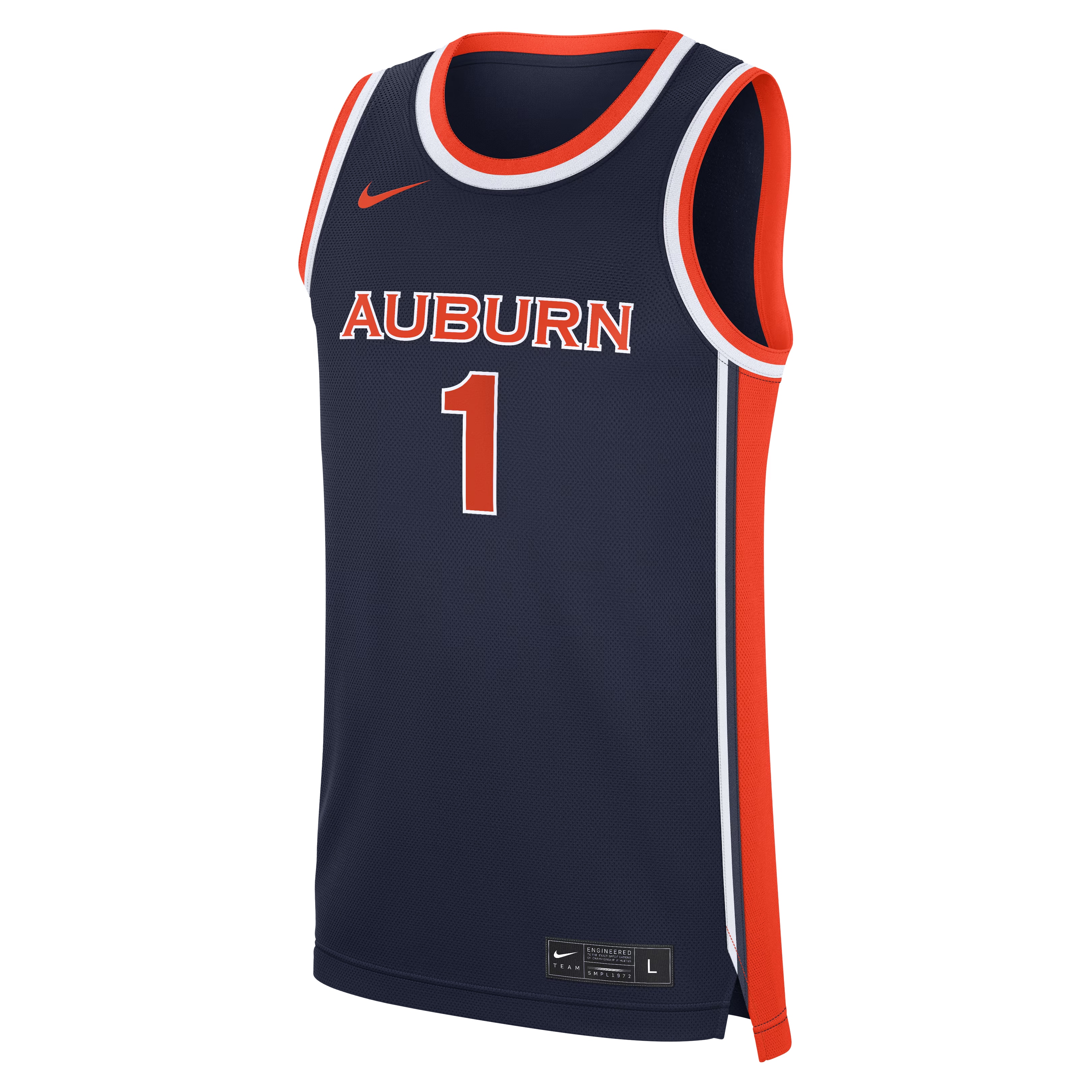 [DDG] # Auburn Tigers Youth Replica Basketball Jersey - Navy