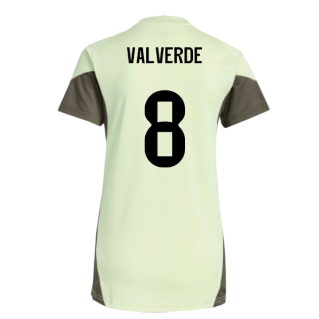 Professional-Grade 2025-2026 Real Madrid Training Jersey (Almost Lime) - Womens (Valverde