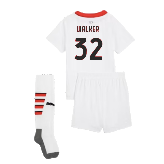 Acm Ac Milan Away Mini Kit Walker #32 Pro Series True 2024-2025 Se...