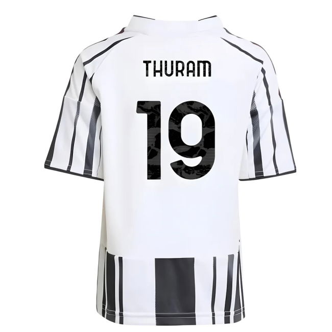2025-2026 Juve Mini Home Authentic Replica Kit (Thuram 19)
