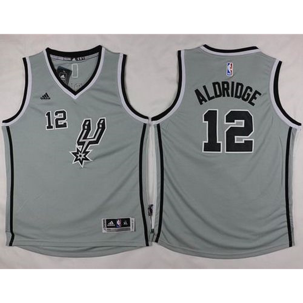 Collector's Item Durable Men's SAS #12 LaMarcus None Basketball Jersey
