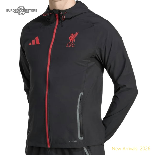 Official 2025-2026 Liverpool Competition Vis Tech Jacket (black)