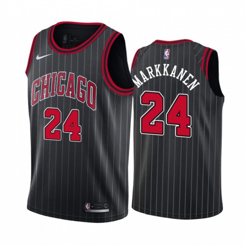 Nike Clippers Black Chicago Bulls #24 Jersey - NBA Fan Apparel