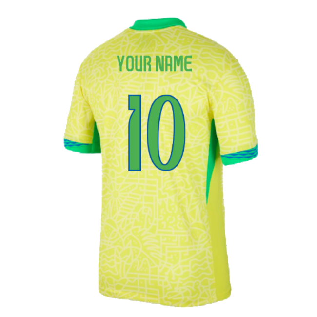 New Performance Brazil Home Soccer Jersey (1)