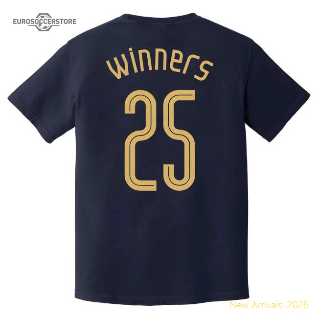 Luxury Thfc Europa Champions T-shirt (navy) - Official Edition