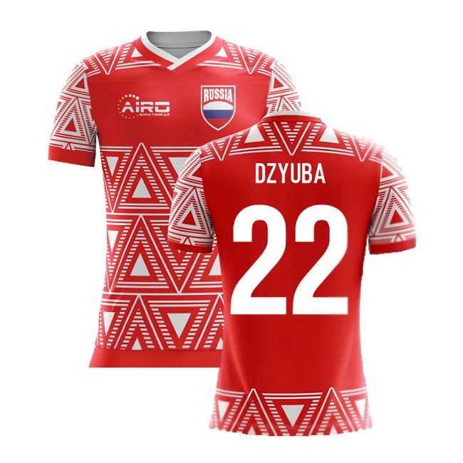 Dzyuba 22 Player Issue Style Russia Elite Design Home Player Jersey