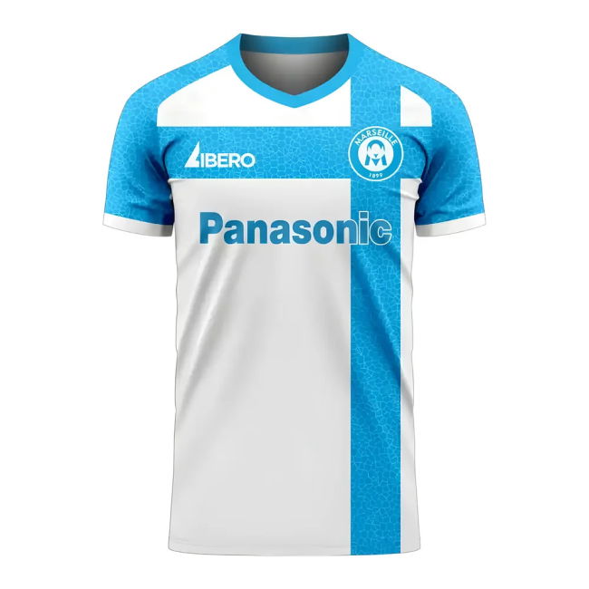 Olympique Marseille Home Uniform Marseille 202 #5 2025-2026 Seas (v4)