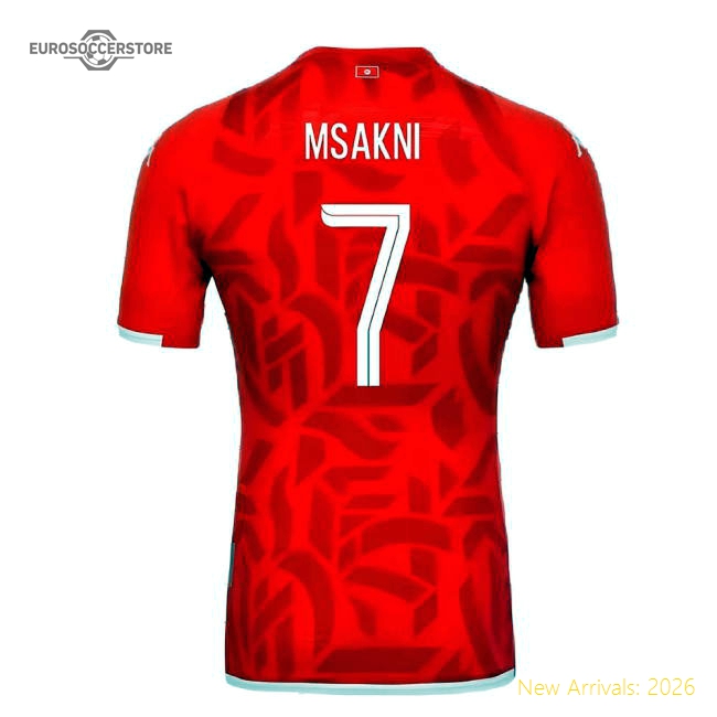 Tunisia 2021-22 Home Shirt (Excellent) (L) ((Excellent) L) (Msakni 7)