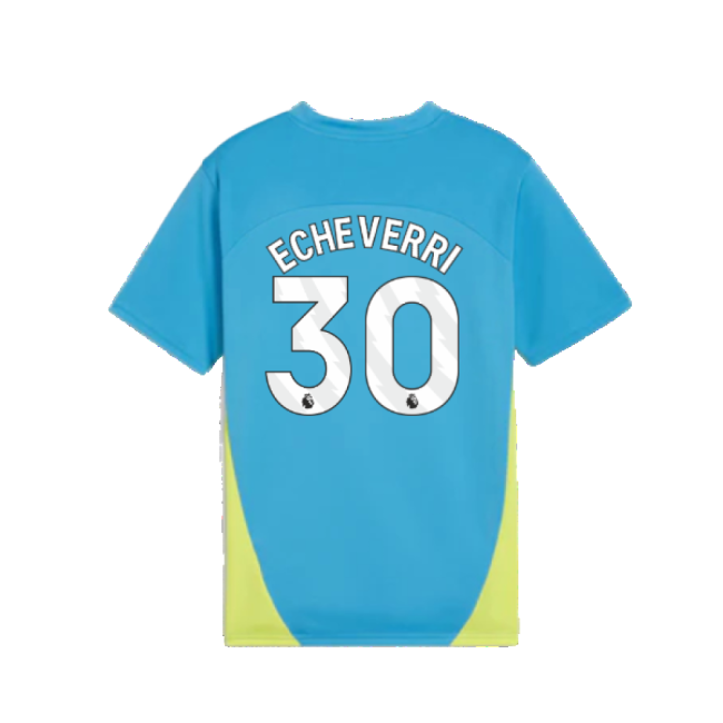 Magic Blue - Kids Echeverri 30 2024-2025 Man City Training Shirt