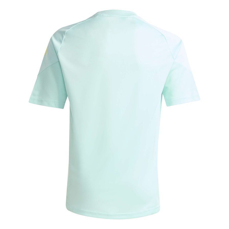 Juventus Training T Shirt Tiro 25 Semi Flash Aqua Kids