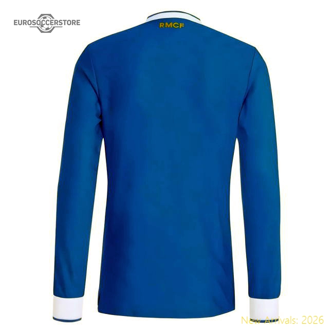 Genuine 2025-2026 Real Madrid Authentic Long Sleeve Third Shirt