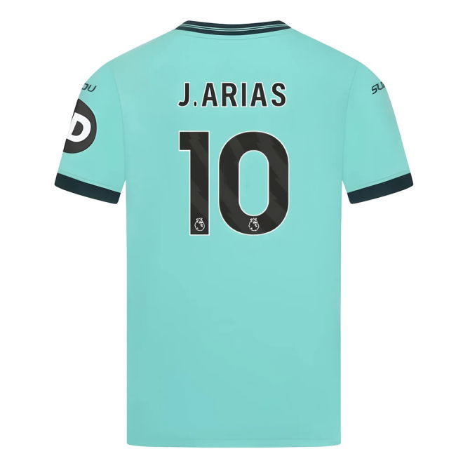 2025-2026 Wolves Away Shirt (Kids) (J.Arias 10) | Professional