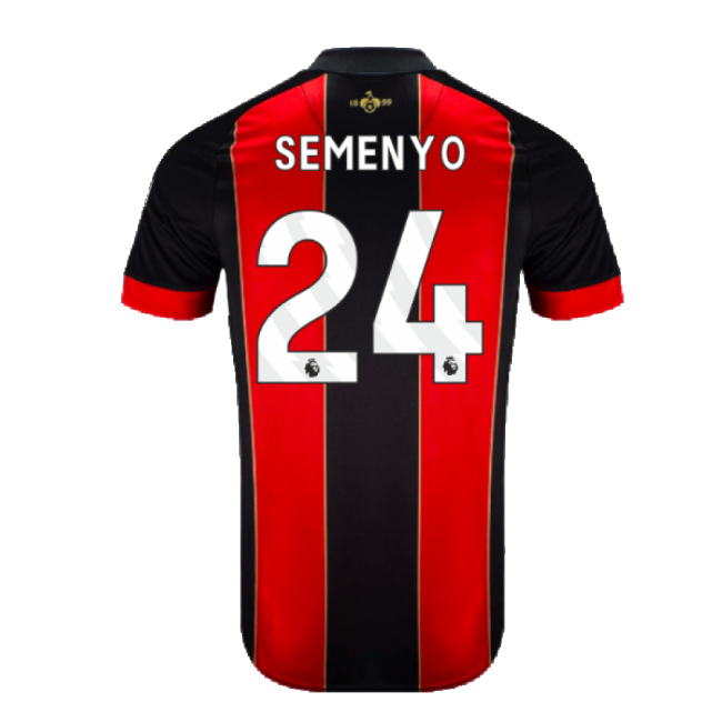 High-quality 2024-2025 Bournemouth Home Shirt (semenyo 24)