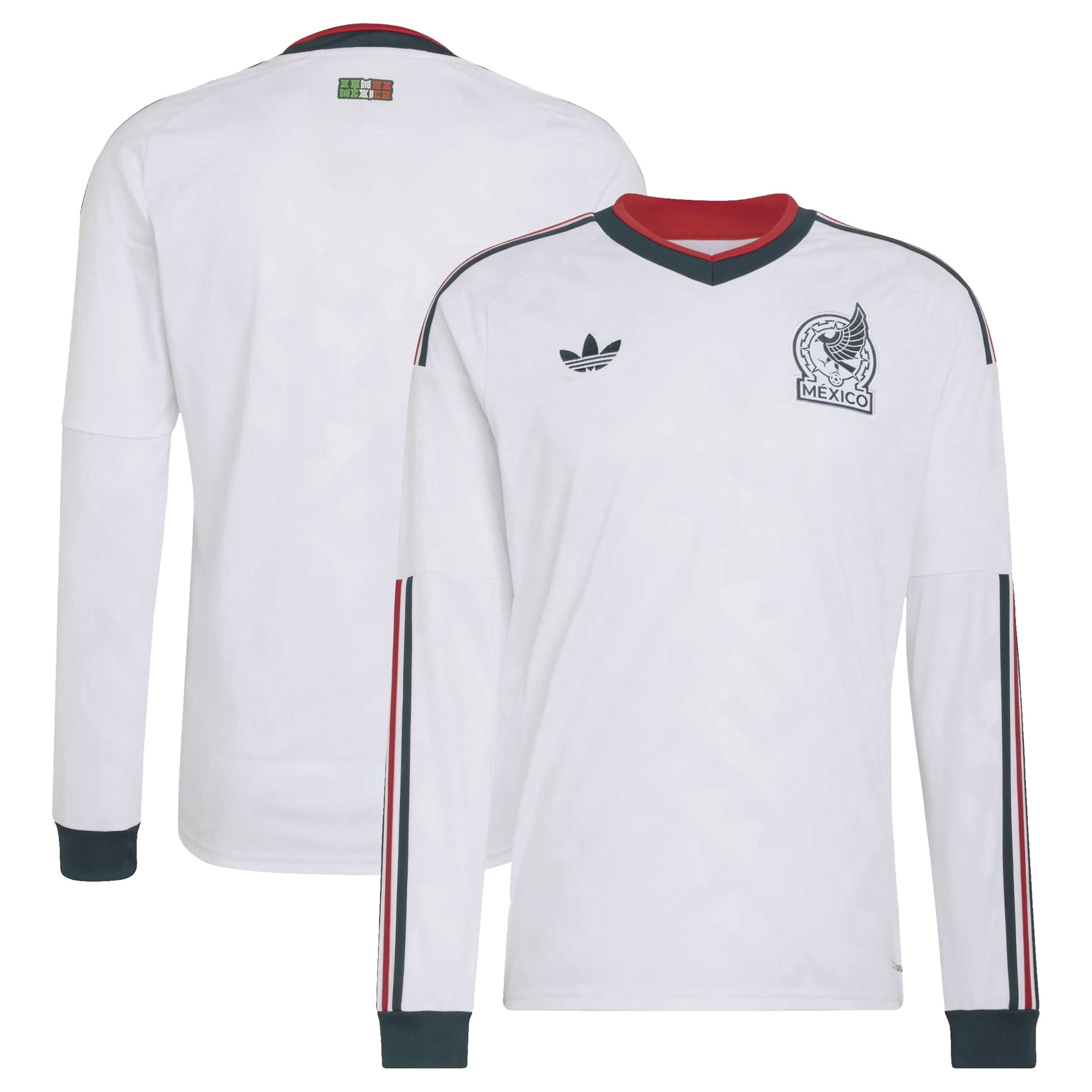 [LK] Mexico National Team 2026 Away Replica Long Sleeve Jersey - White
