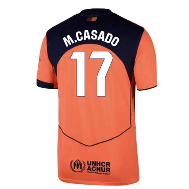 Authentic Third Barcelona M.casado Jersey 2025-2026 Breathable