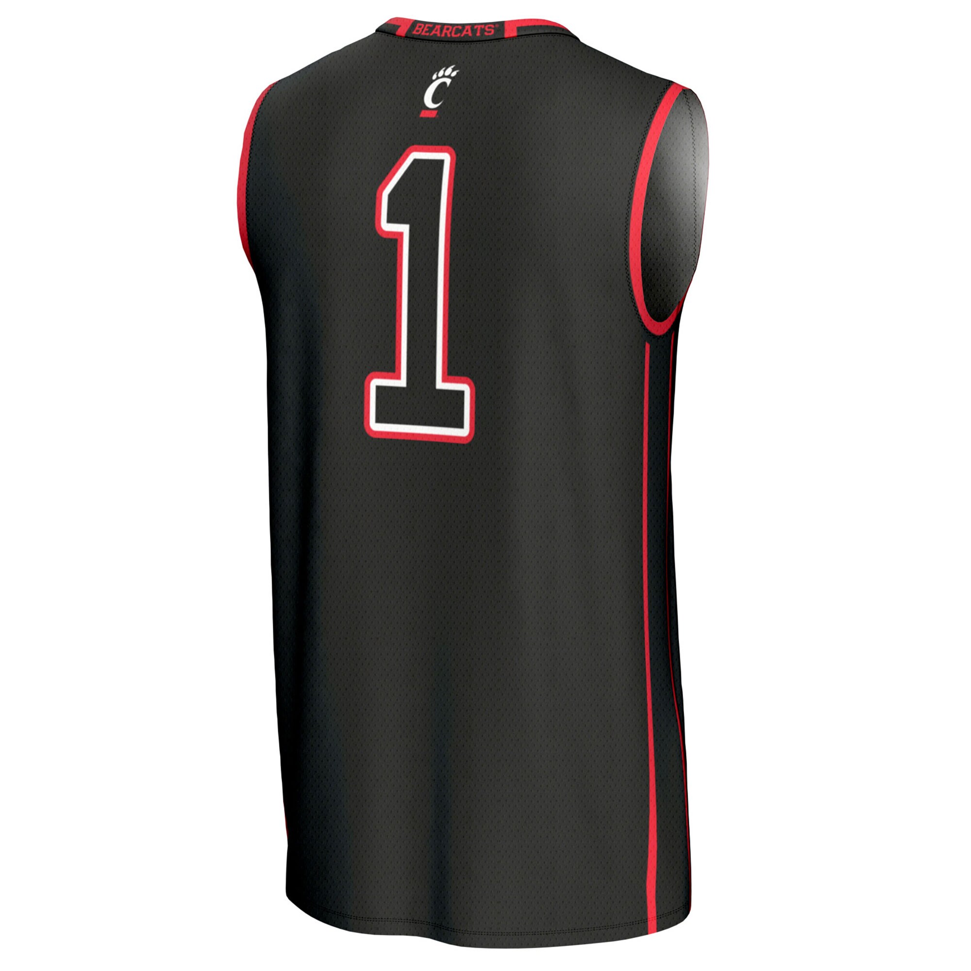 [NJP] Cincinnati Bearcats GameDay Greats Unisex Lightweight Basketball Fashion Jersey - Black