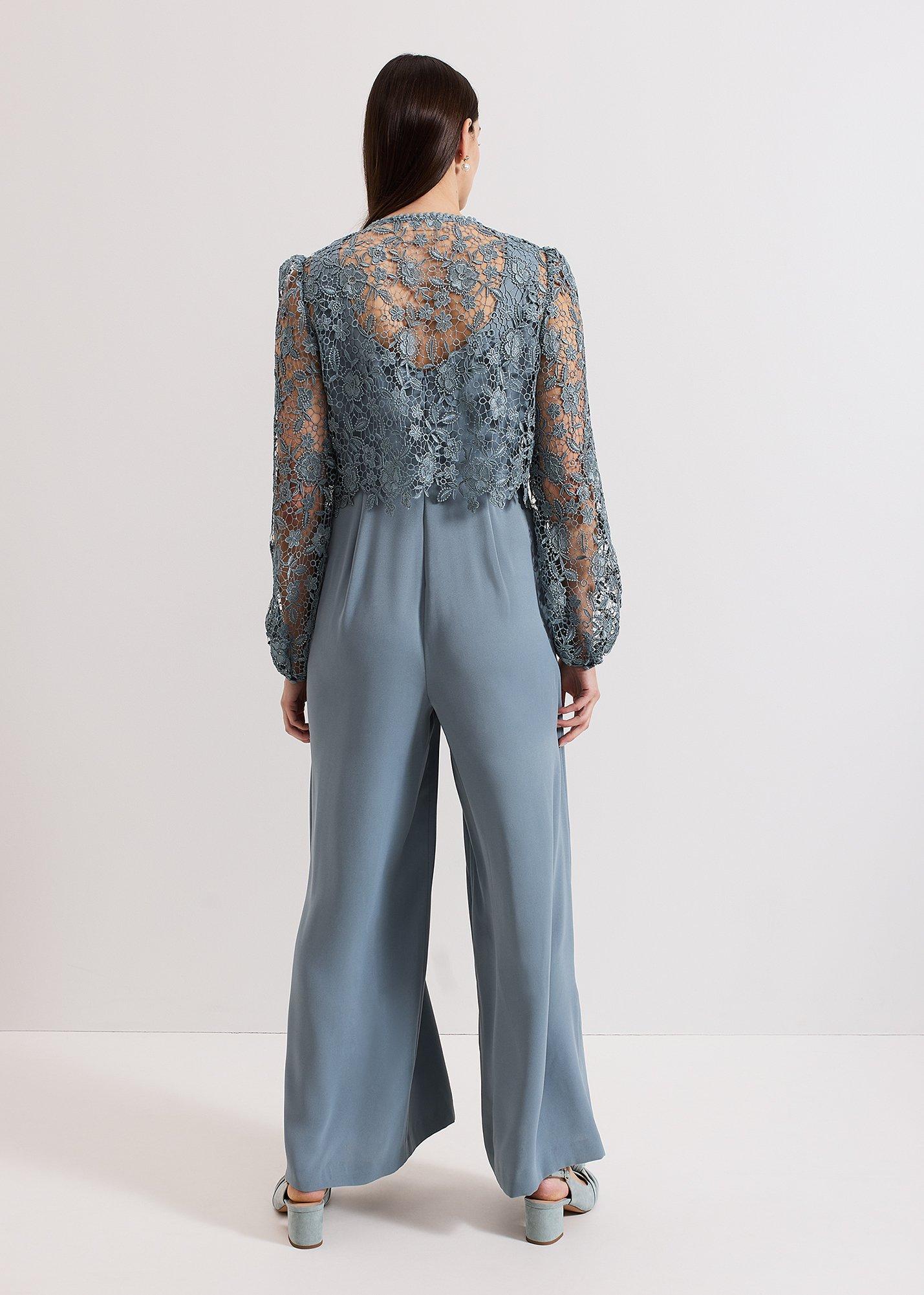 Vanessa Lace Bodice Jumpsuit