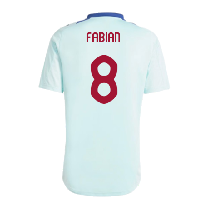 Spain First Team Elite Quality Training Professional Jersey (Fabian 8)