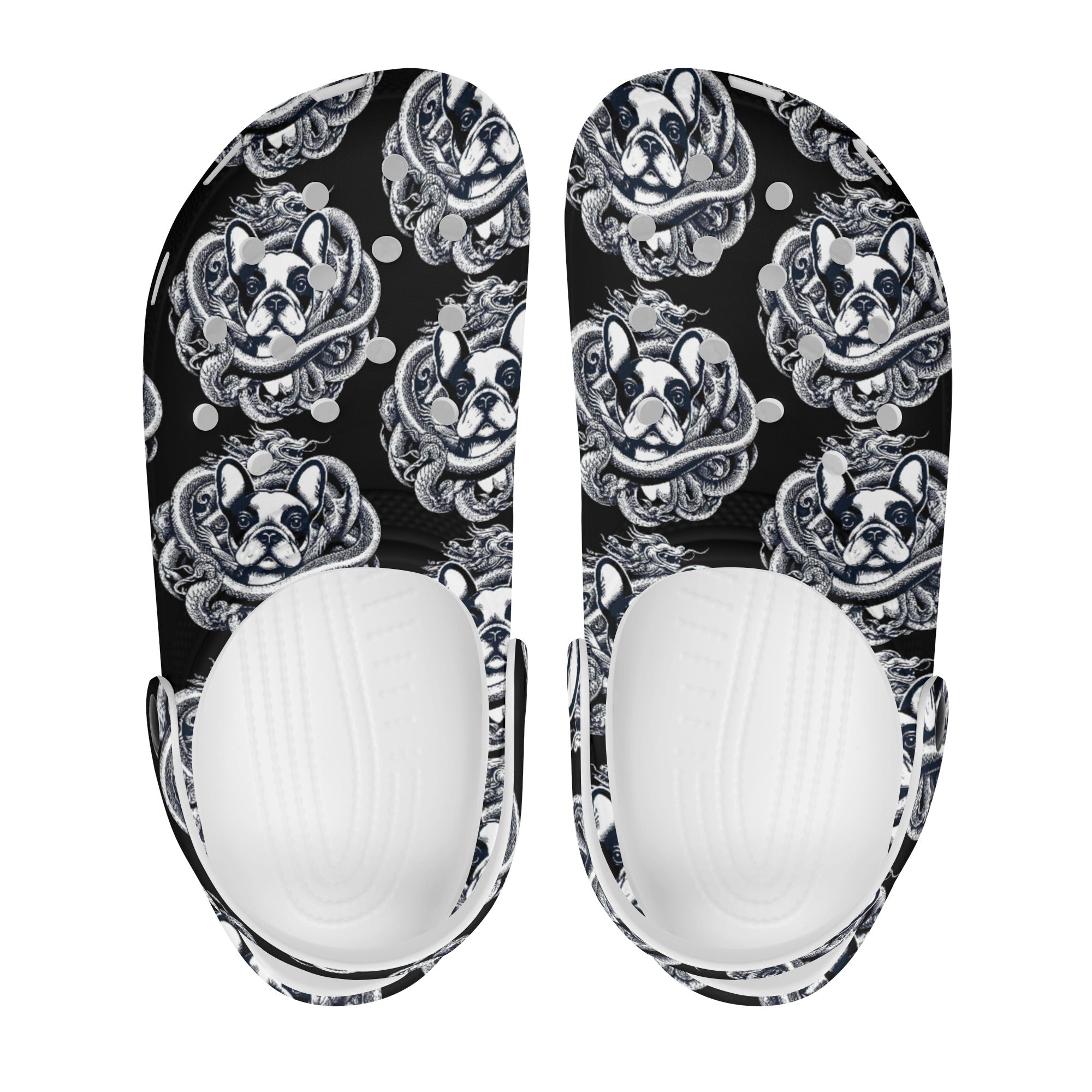 Culture-Inspired Street-Ready Bandit - Unisex Clogs for Pet Enthusiasts