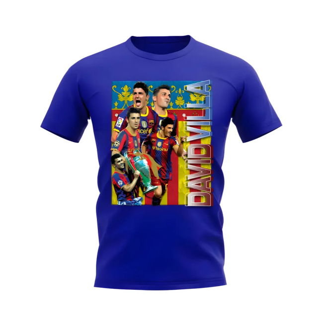 Barcelona Football T-Shirt (Blue) UV Protection Reinforced Seams