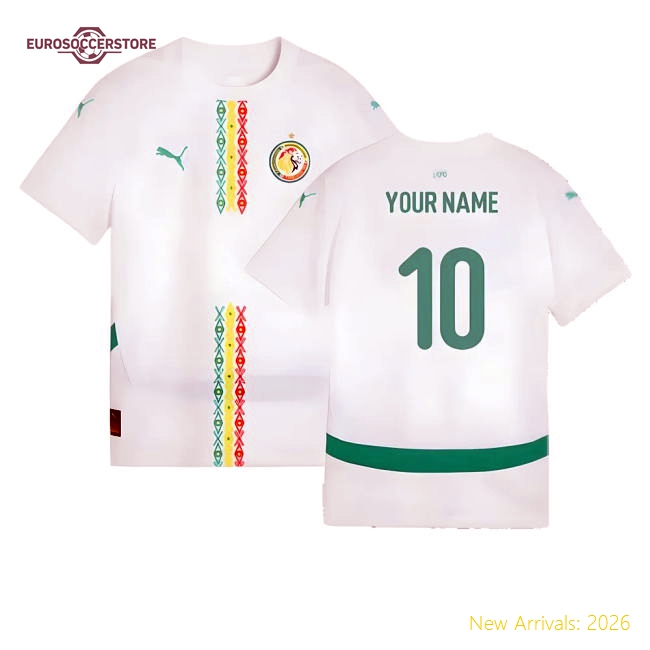 Personalised Senegal Football Shirts Children 2024 Home Jersey Jersey