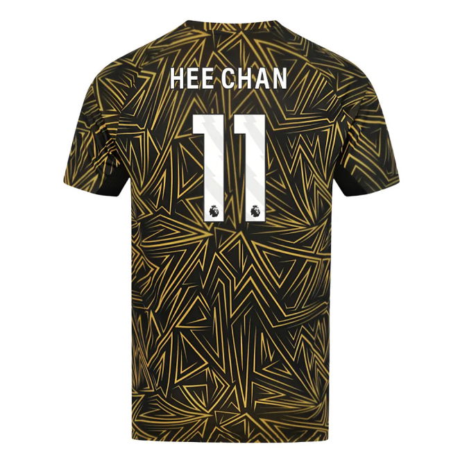 2025-2026 Wolves Home Pre-Match Shirt (Black) (Hee Chan 11)_780