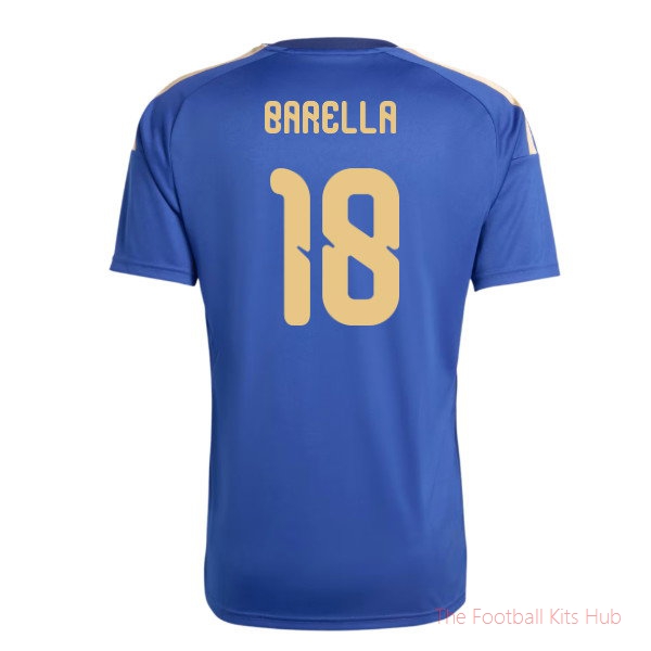 2026-2027 Italy Home Fan Jersey (Barella 18)