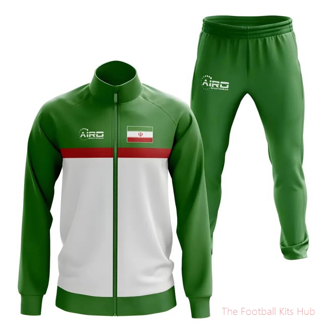 Men Iran Concept Football Tracksuit (Green)