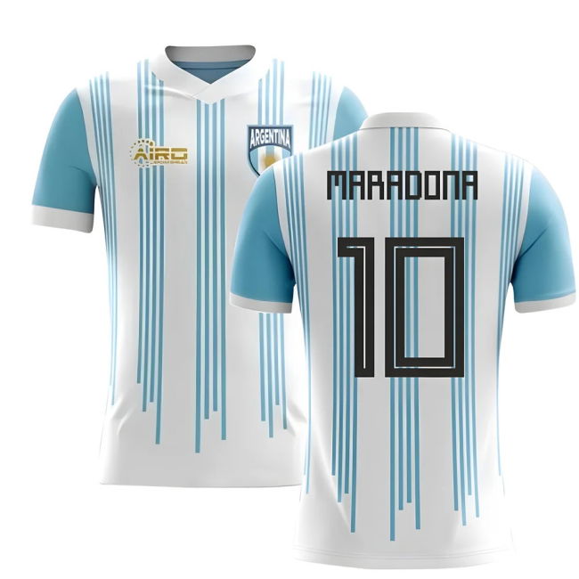 Championship 2025-2026 Argentina Home Concept Football Shirt (Maradona