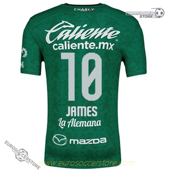 James' 10th Home Jersey for Club Leon in the 24-25 Season