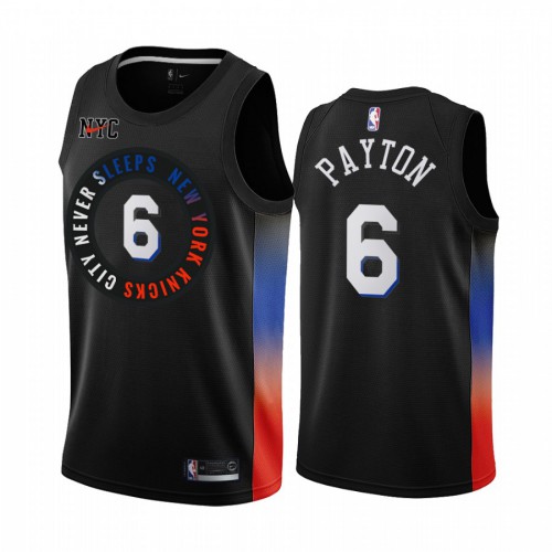 NY Knicks Elfrid Payton #6 Performance 2020 City NBA Swingman Jersey