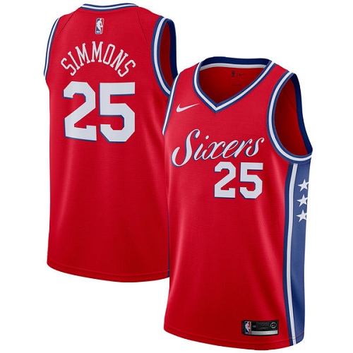 Performance Sixers #25 Ben Simmons 2024 Statement NBA Swingman Jersey