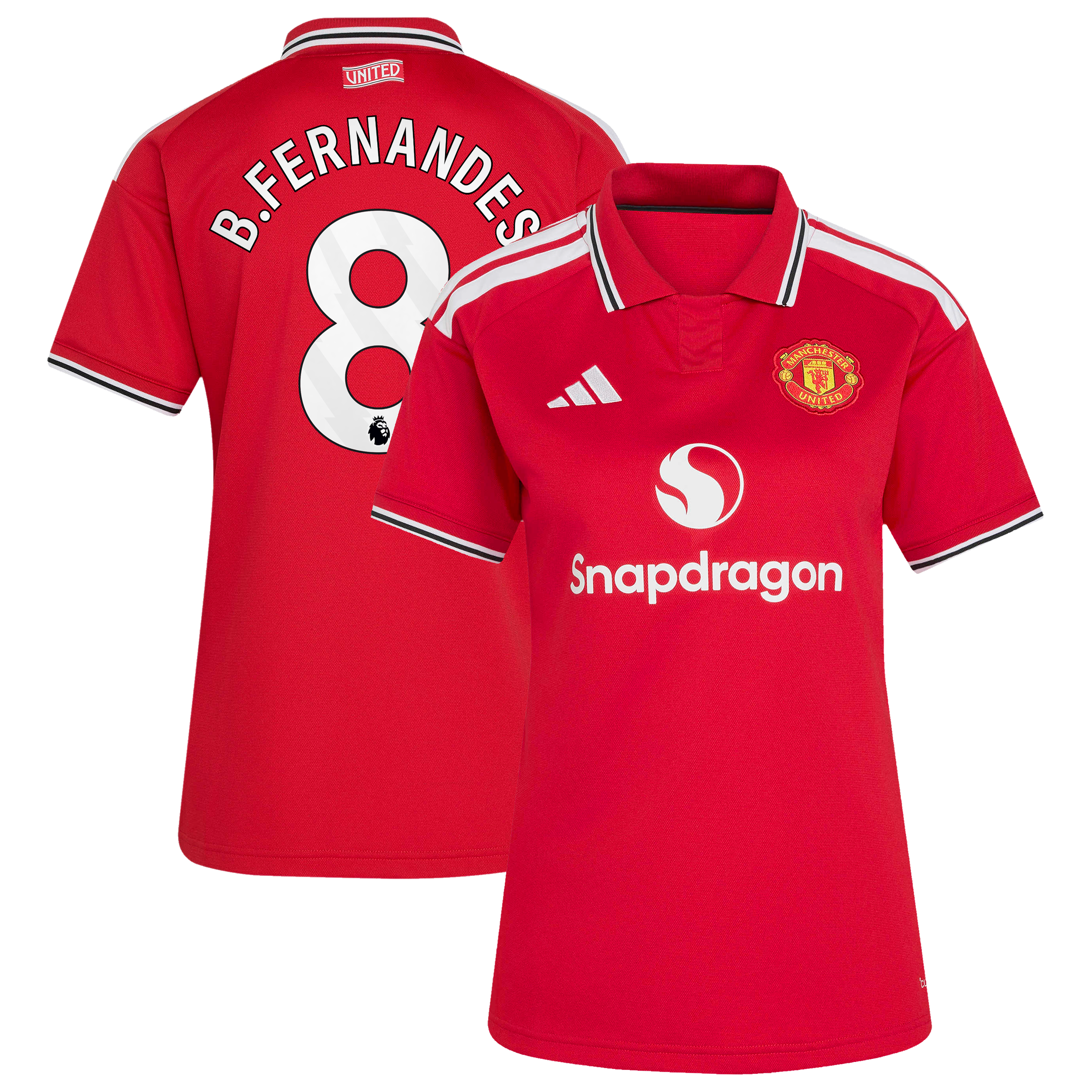 [SJH] Bruno Fernandes Manchester United Women's 2026/27 Home Replica Jersey - Red