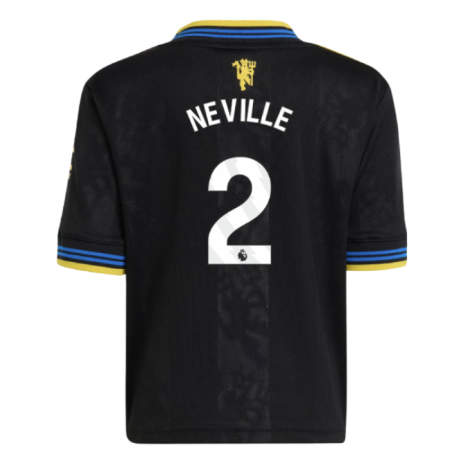 Elite Man Utd 2025-2026 Manchester United Third Mini Kit (Neville 2)