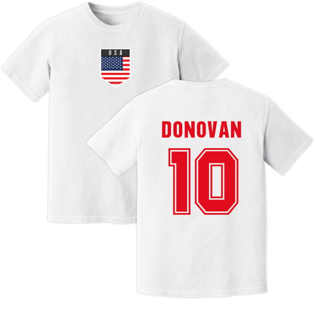 Pro-Grade Donovan Usa Training Jersey (White) Limited-Edition