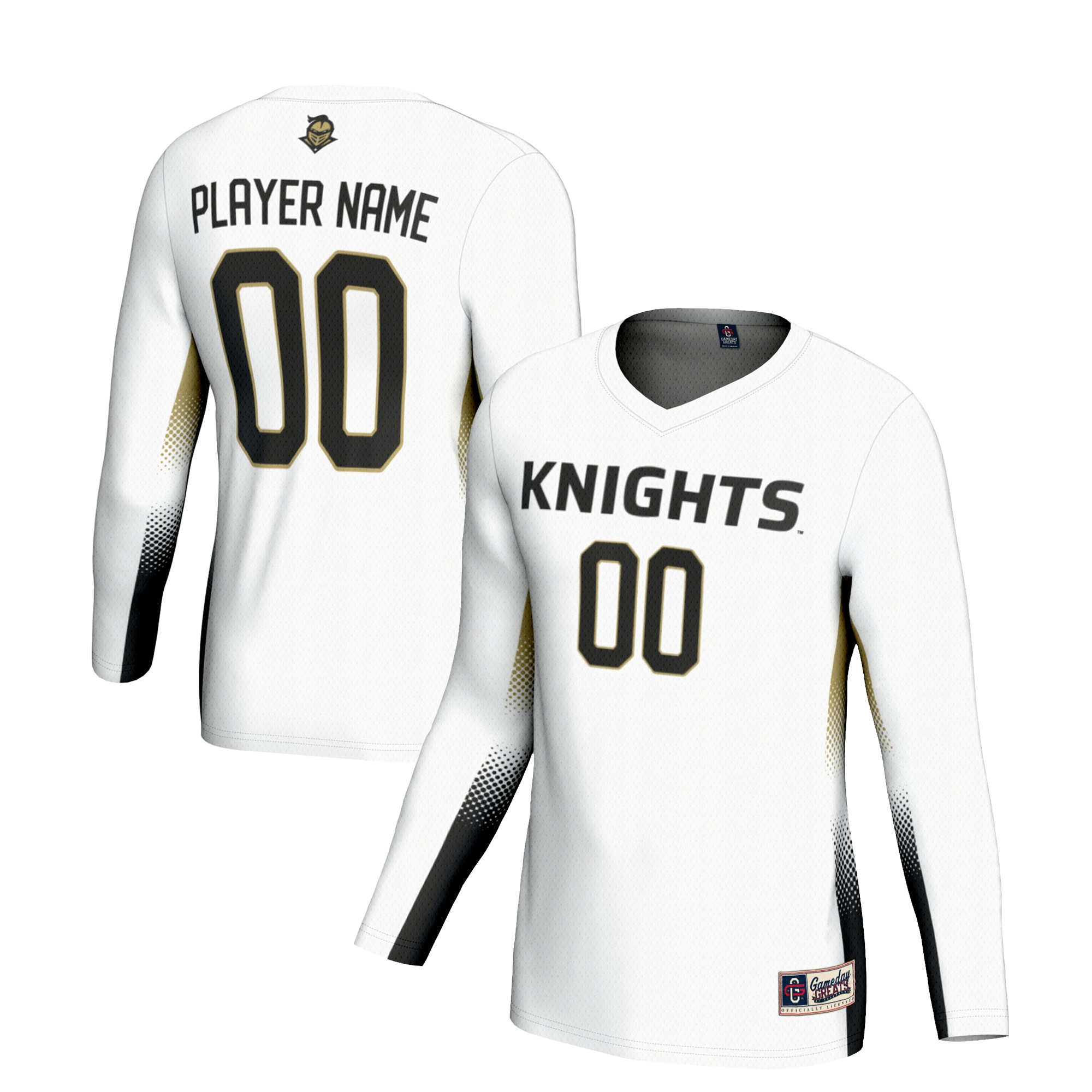 [NJP] UCF Knights GameDay Greats Unisex NIL Lightweight Volleyball Jersey - White