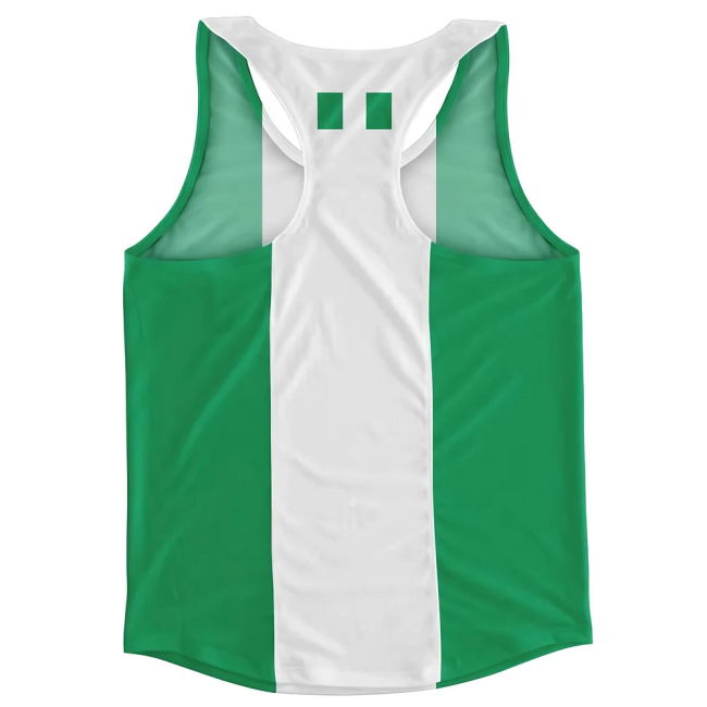 Tournament-Edition Nigeria Flag Running Vest Limited-Edition