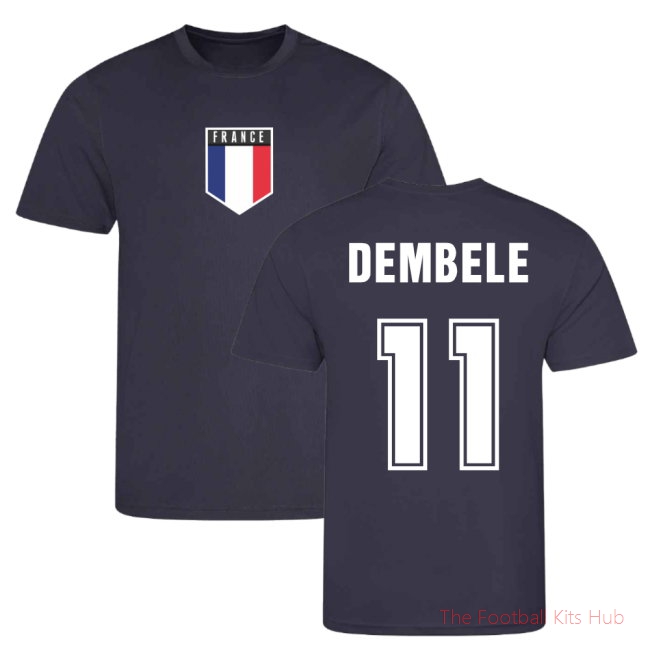 Men Dembele France Training Jersey (Navy) UEFA Euro